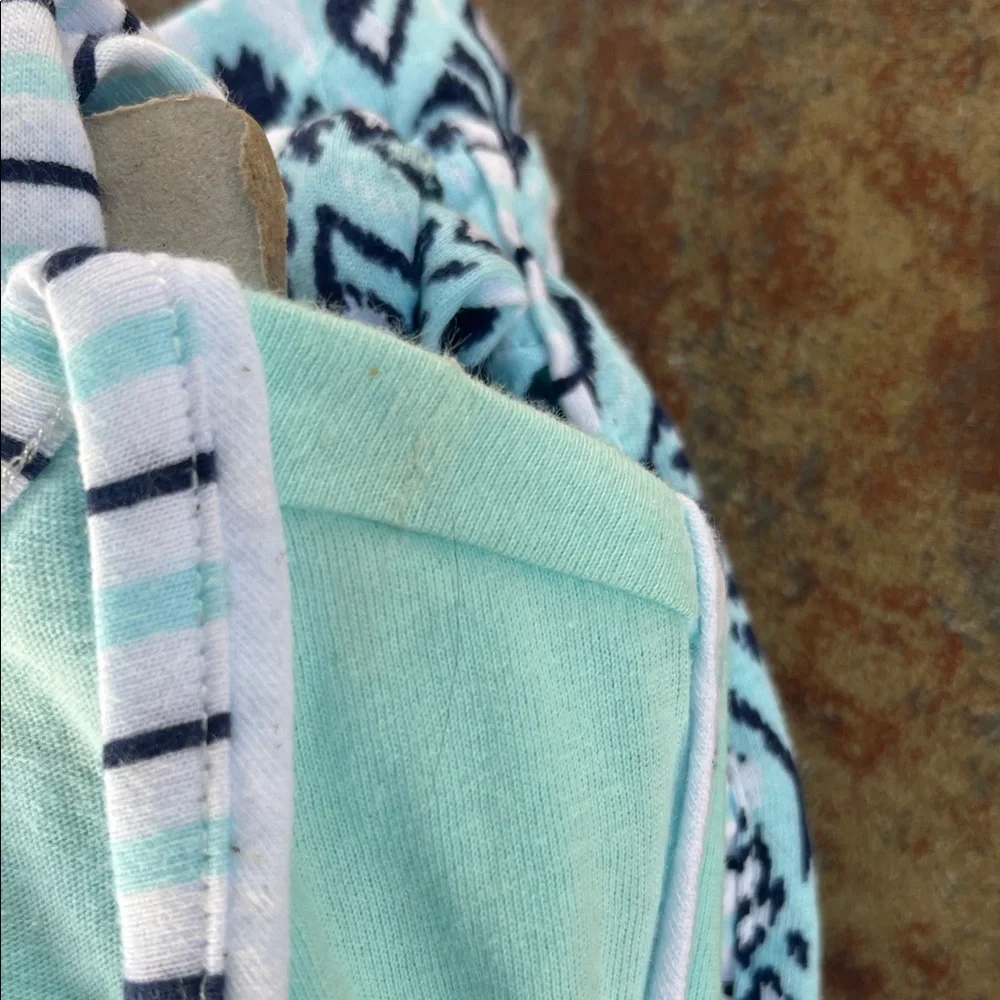 Midnight by Carole Hochman Women's Light Blue Pajama Set nwt 4-piece - Picture 2 of 9